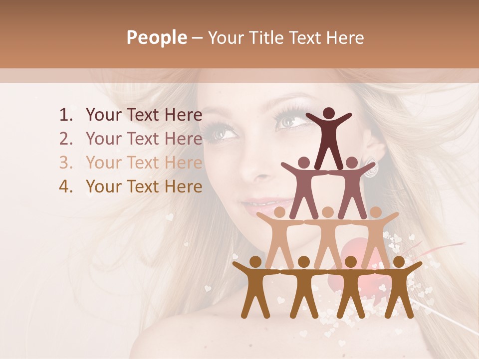 People Together Teamwork PowerPoint Template