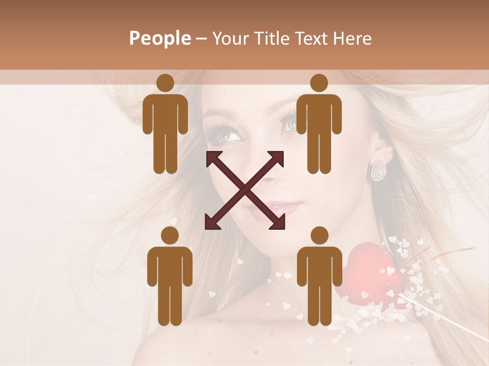 People Together Teamwork PowerPoint Template