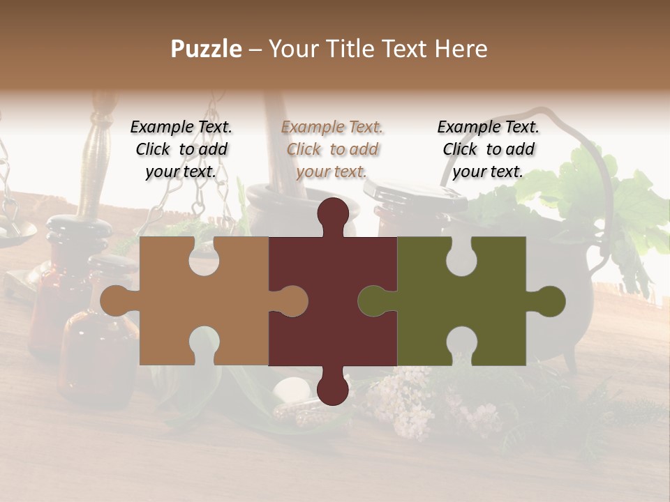 Imagens Sobre Homeopatia PowerPoint Template