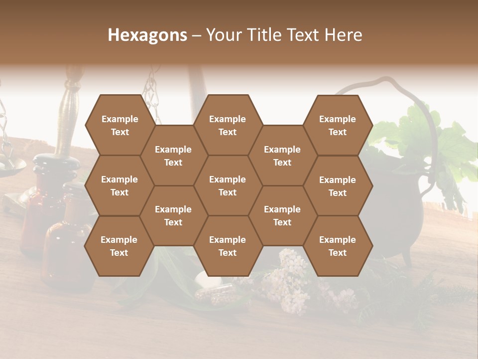 Imagens Sobre Homeopatia PowerPoint Template