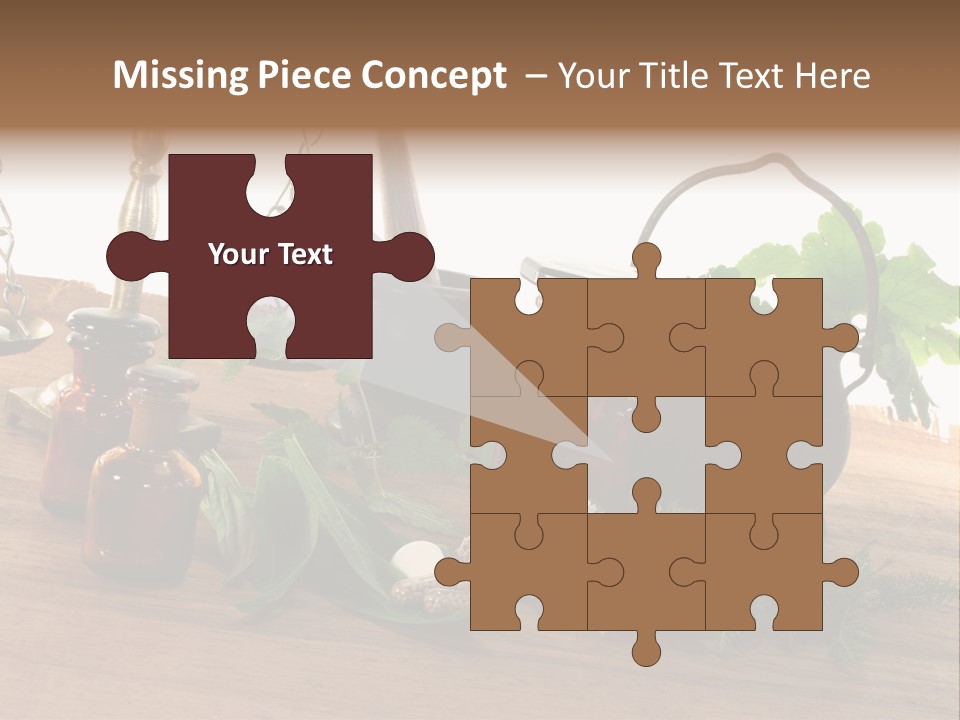 Imagens Sobre Homeopatia PowerPoint Template