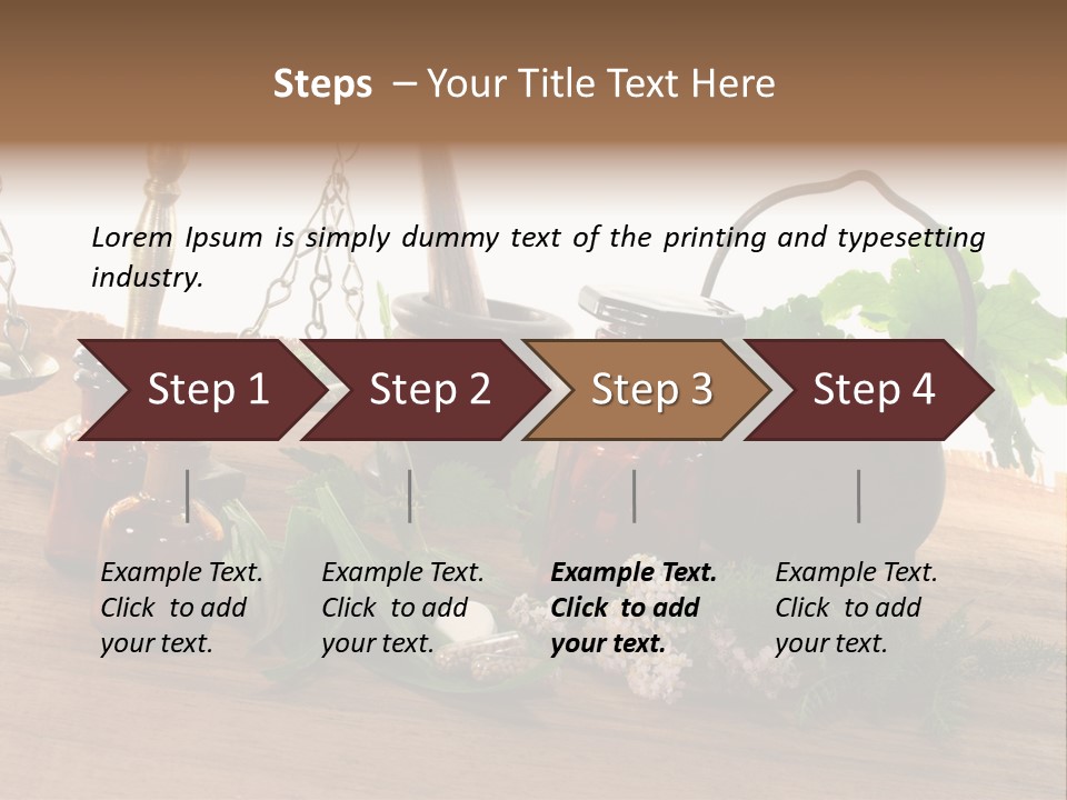 Imagens Sobre Homeopatia PowerPoint Template