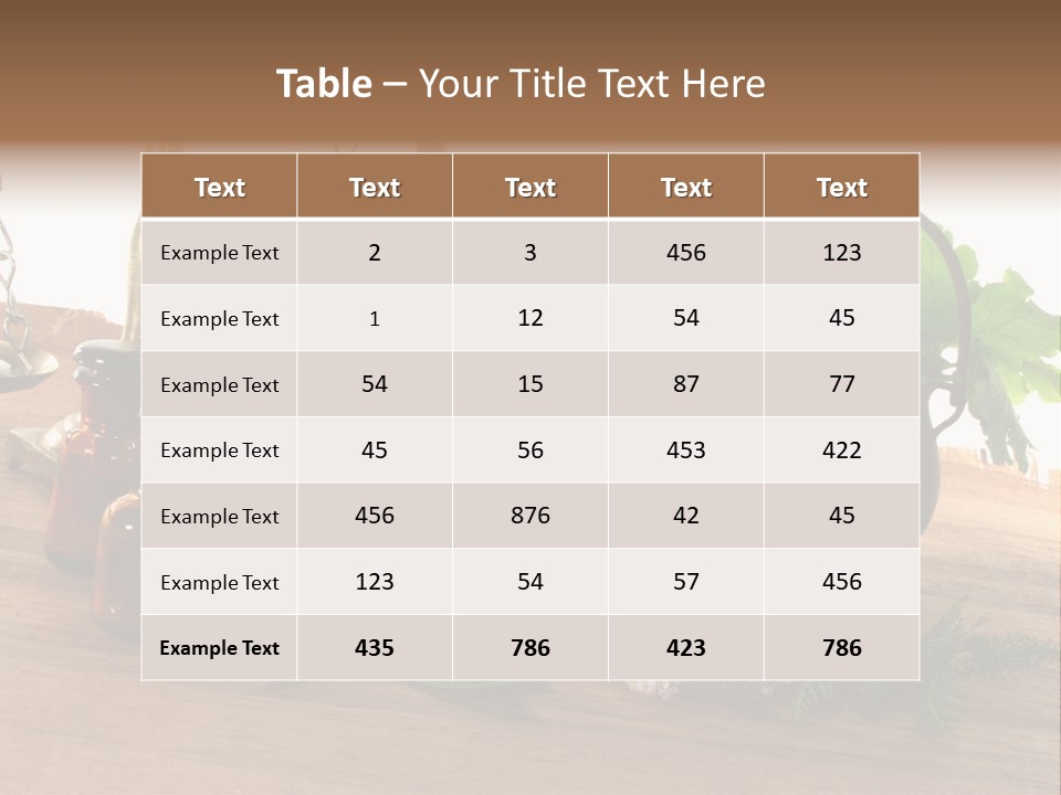 Imagens Sobre Homeopatia PowerPoint Template