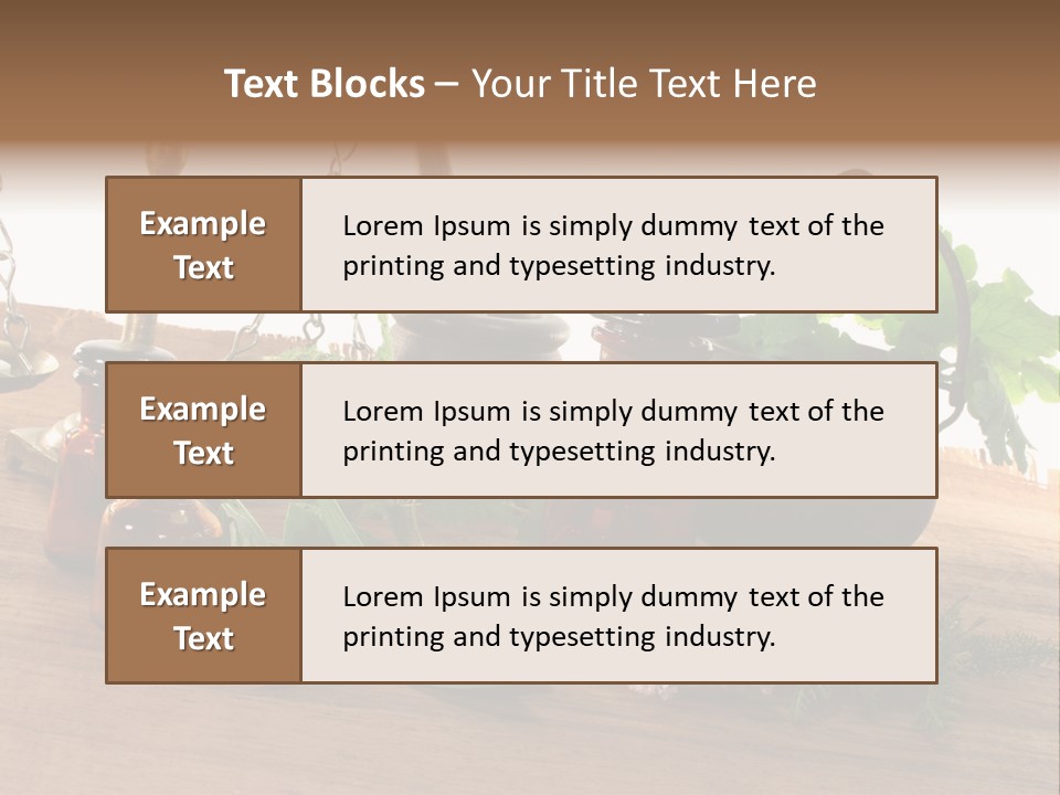 Imagens Sobre Homeopatia PowerPoint Template