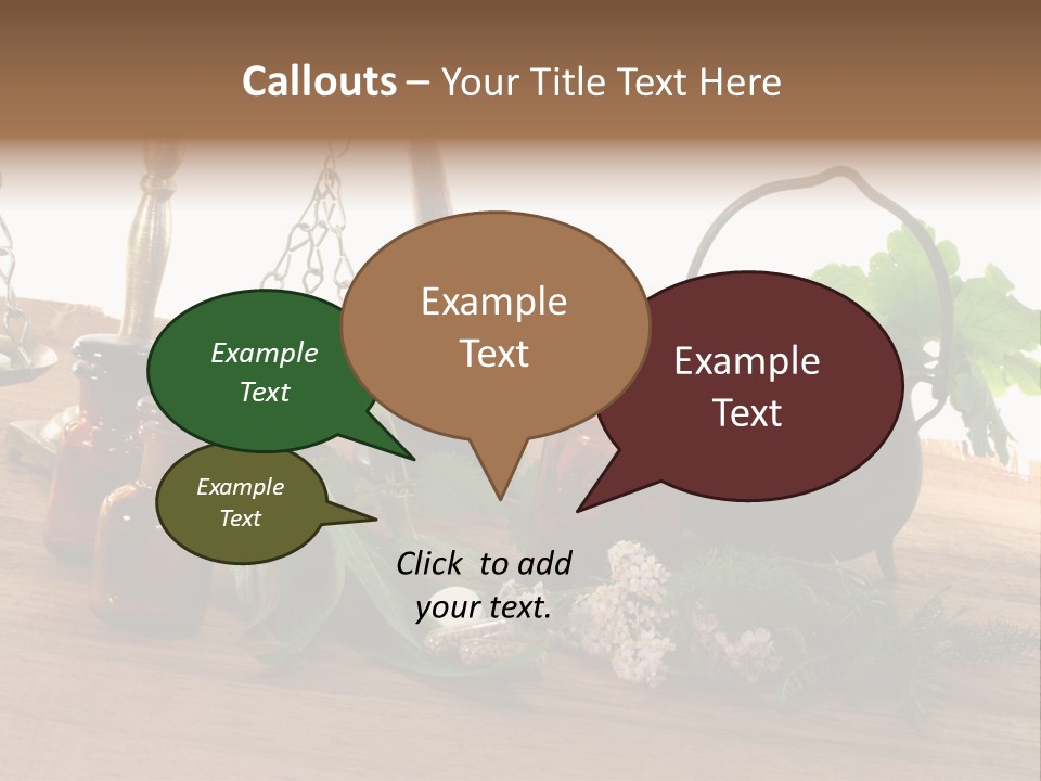 Imagens Sobre Homeopatia PowerPoint Template