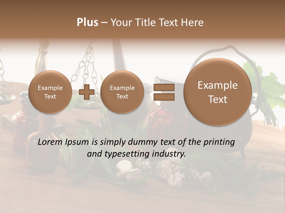 Imagens Sobre Homeopatia PowerPoint Template