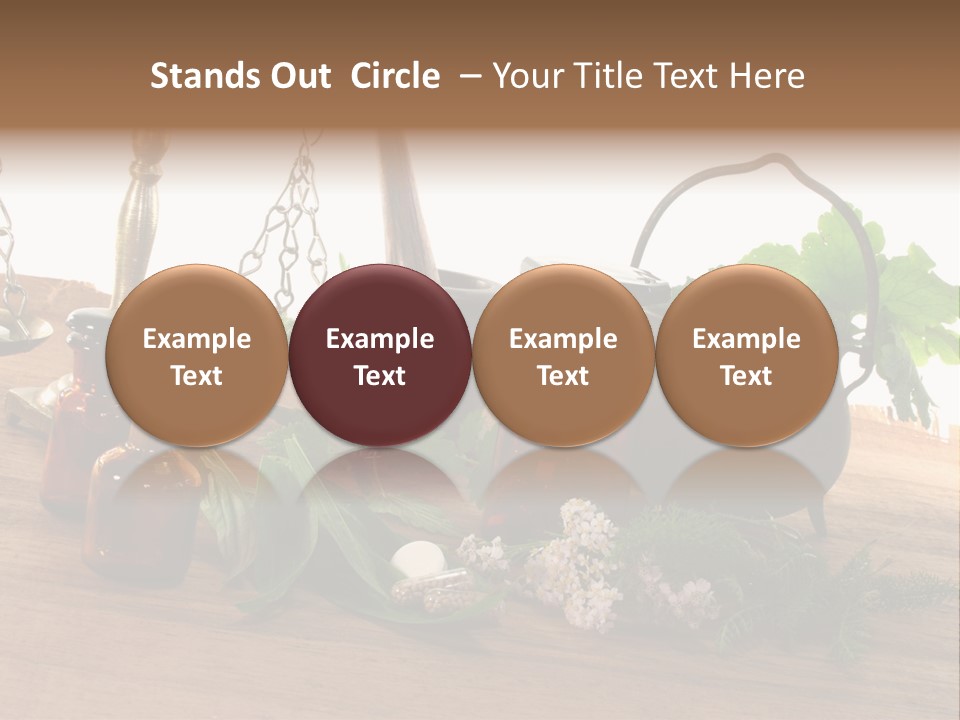 Imagens Sobre Homeopatia PowerPoint Template