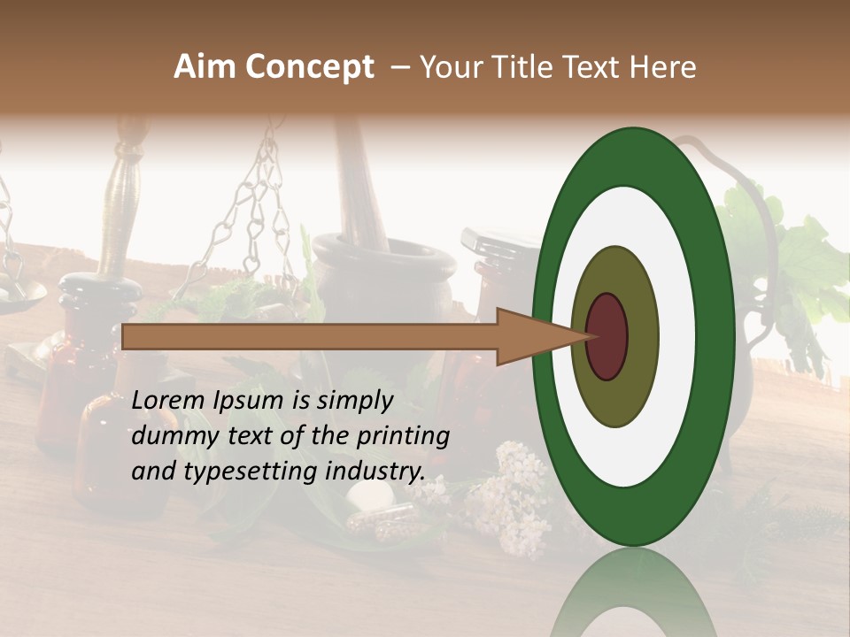 Imagens Sobre Homeopatia PowerPoint Template