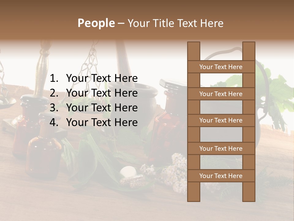 Imagens Sobre Homeopatia PowerPoint Template
