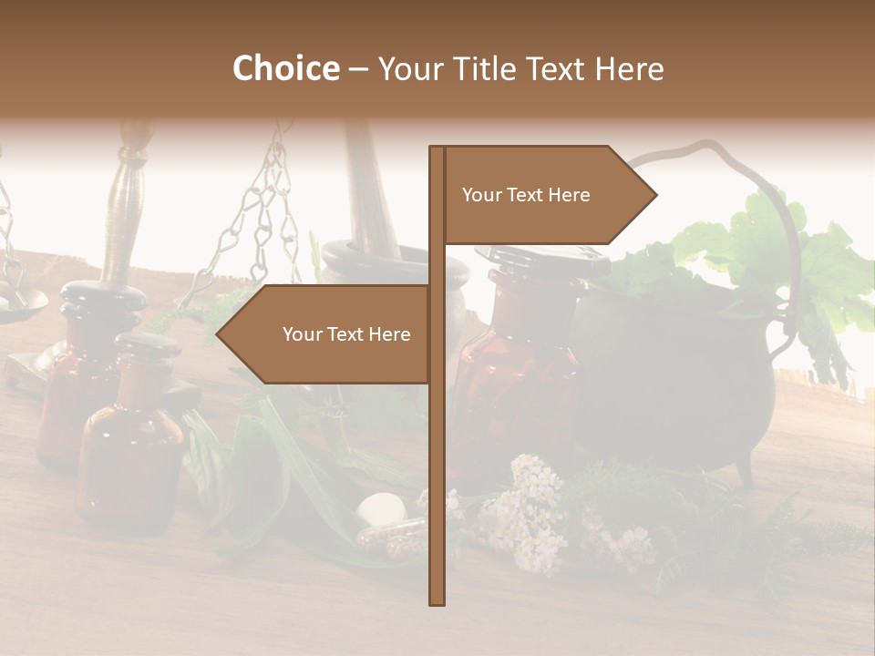 Imagens Sobre Homeopatia PowerPoint Template