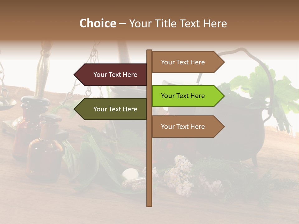 Imagens Sobre Homeopatia PowerPoint Template
