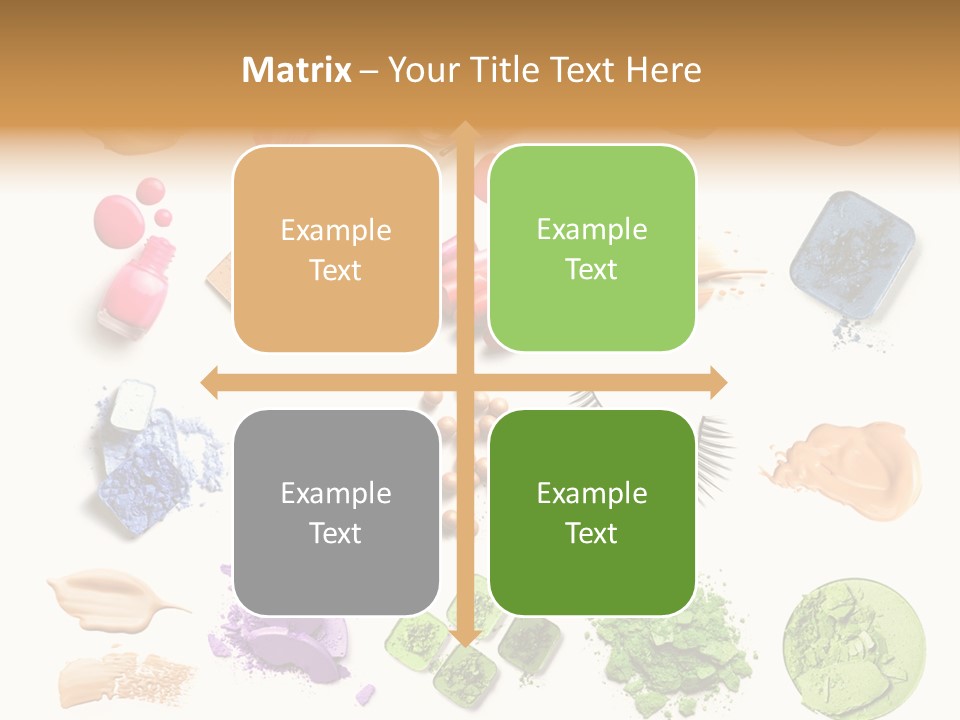 Make Up Products PowerPoint Template