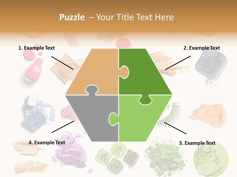 Make Up Products PowerPoint Template