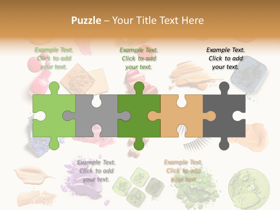 Make Up Products PowerPoint Template