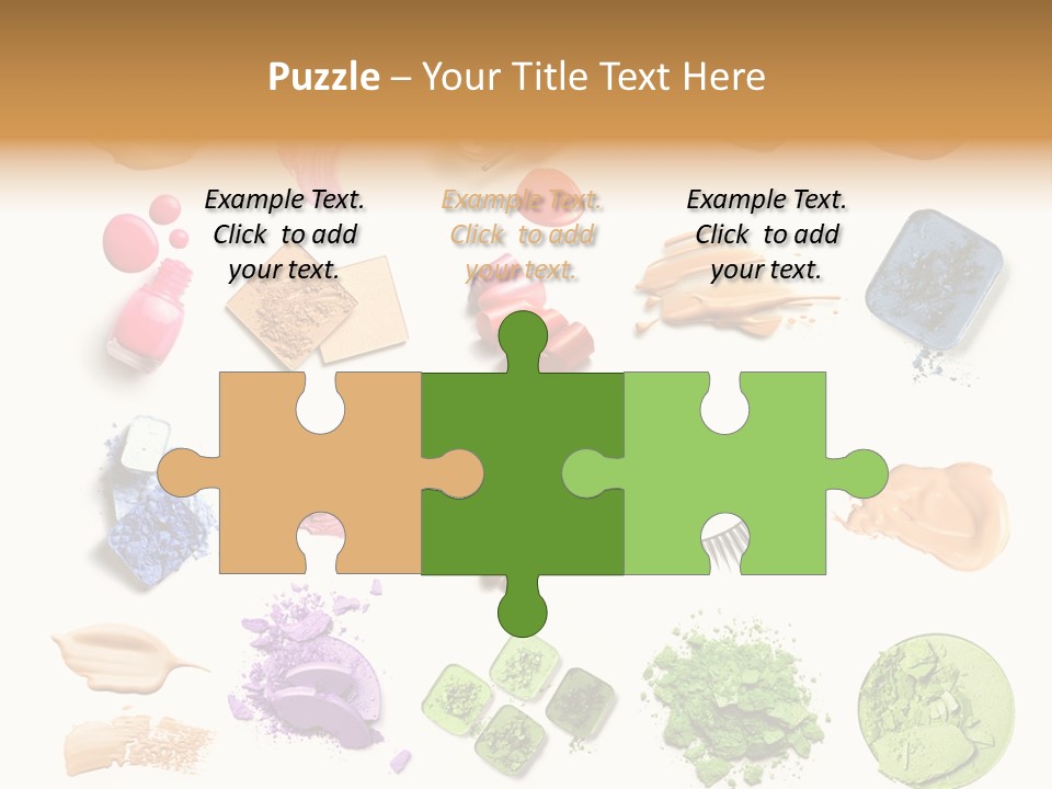 Make Up Products PowerPoint Template