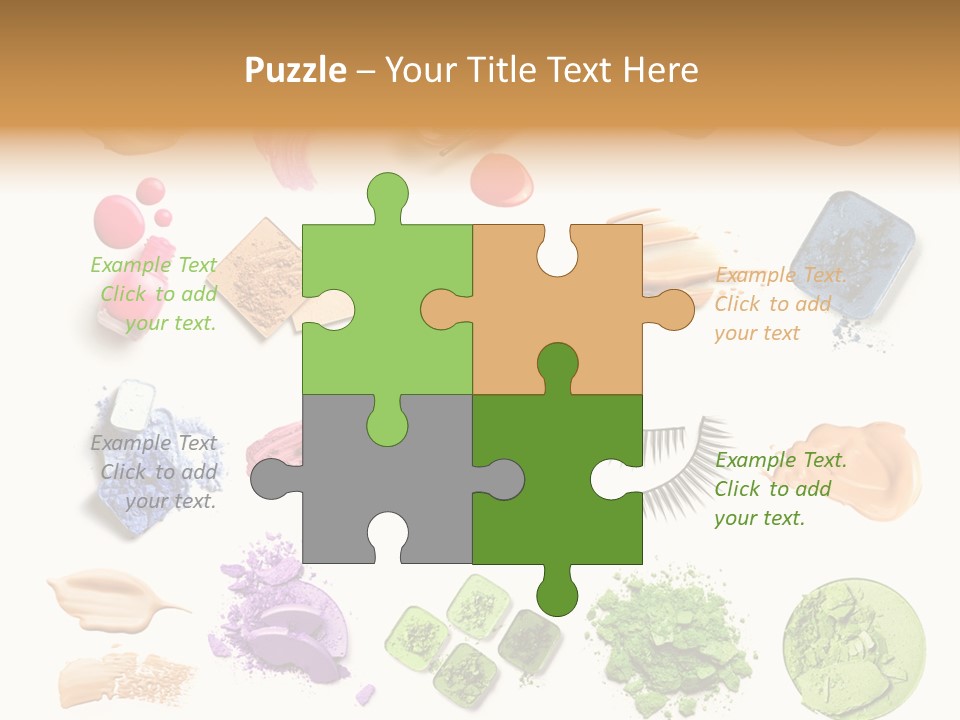 Make Up Products PowerPoint Template