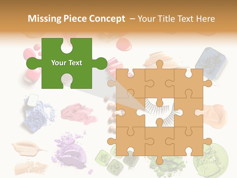 Make Up Products PowerPoint Template