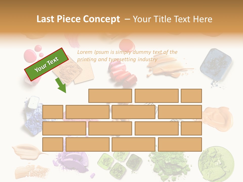 Make Up Products PowerPoint Template