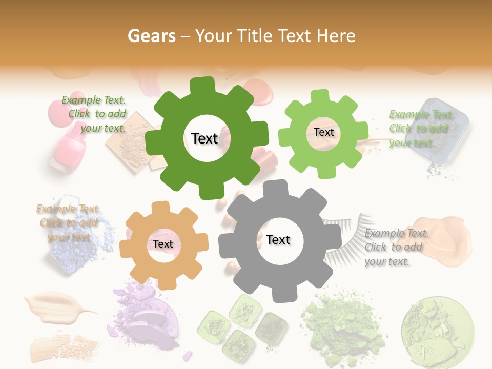 Make Up Products PowerPoint Template