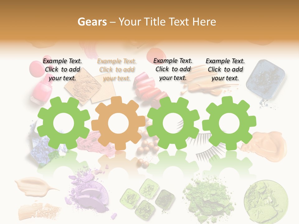 Make Up Products PowerPoint Template