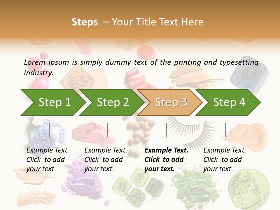 Make Up Products PowerPoint Template
