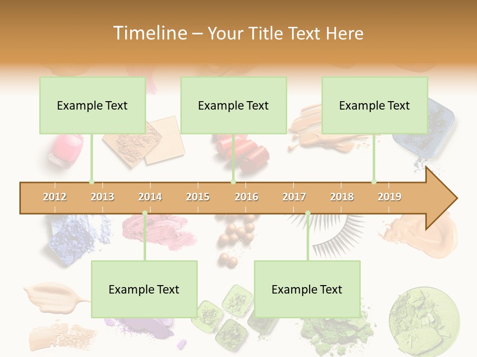 Make Up Products PowerPoint Template
