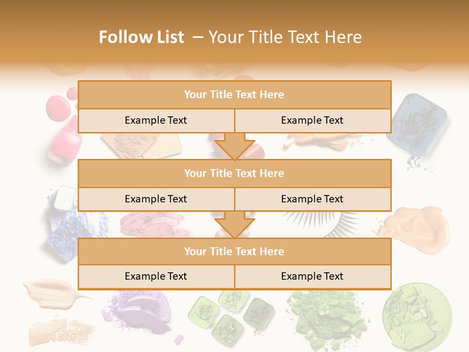 Make Up Products PowerPoint Template