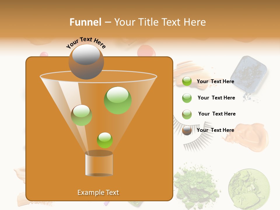 Make Up Products PowerPoint Template