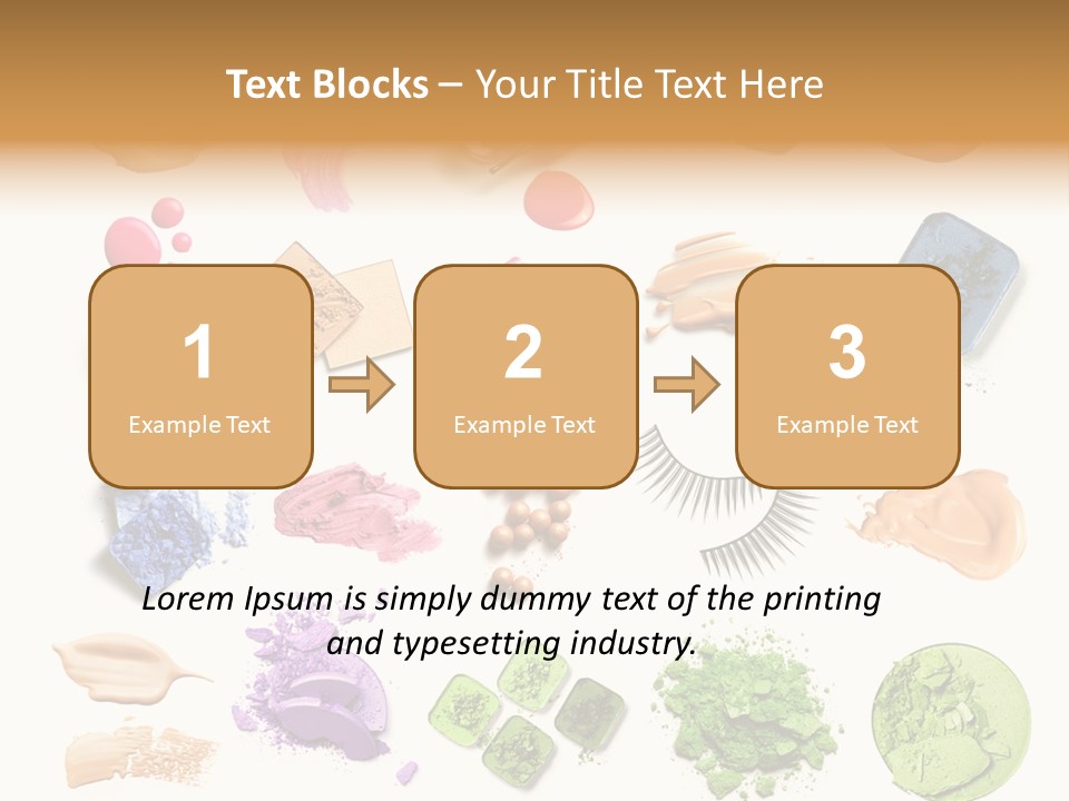 Make Up Products PowerPoint Template