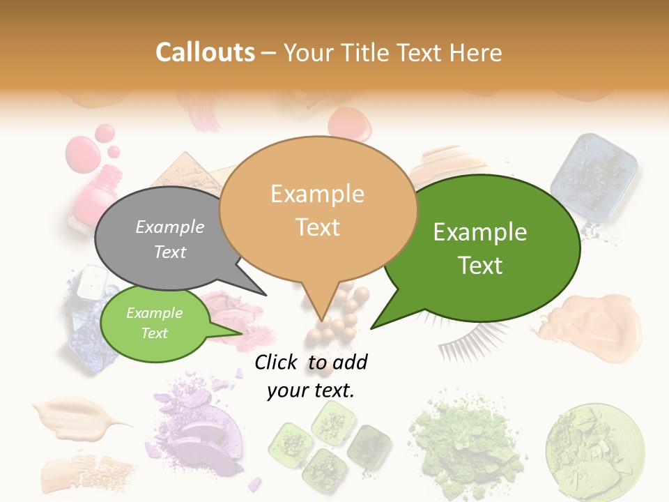 Make Up Products PowerPoint Template