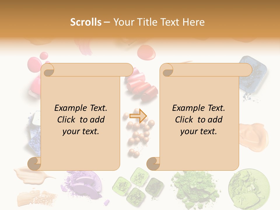 Make Up Products PowerPoint Template
