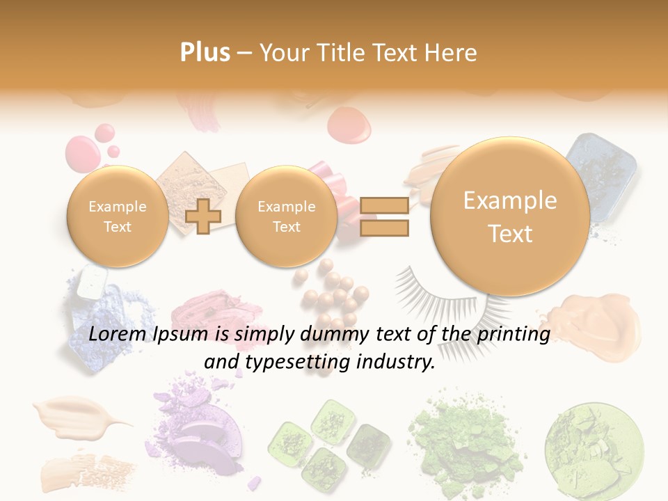 Make Up Products PowerPoint Template