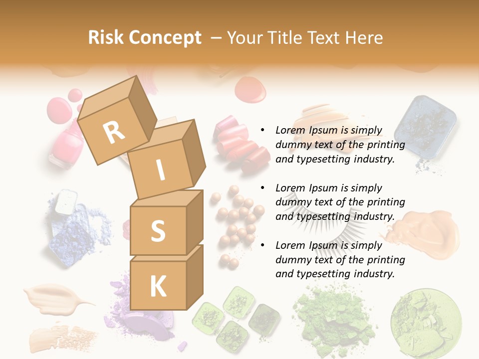 Make Up Products PowerPoint Template