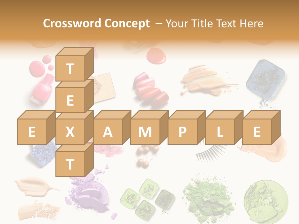 Make Up Products PowerPoint Template