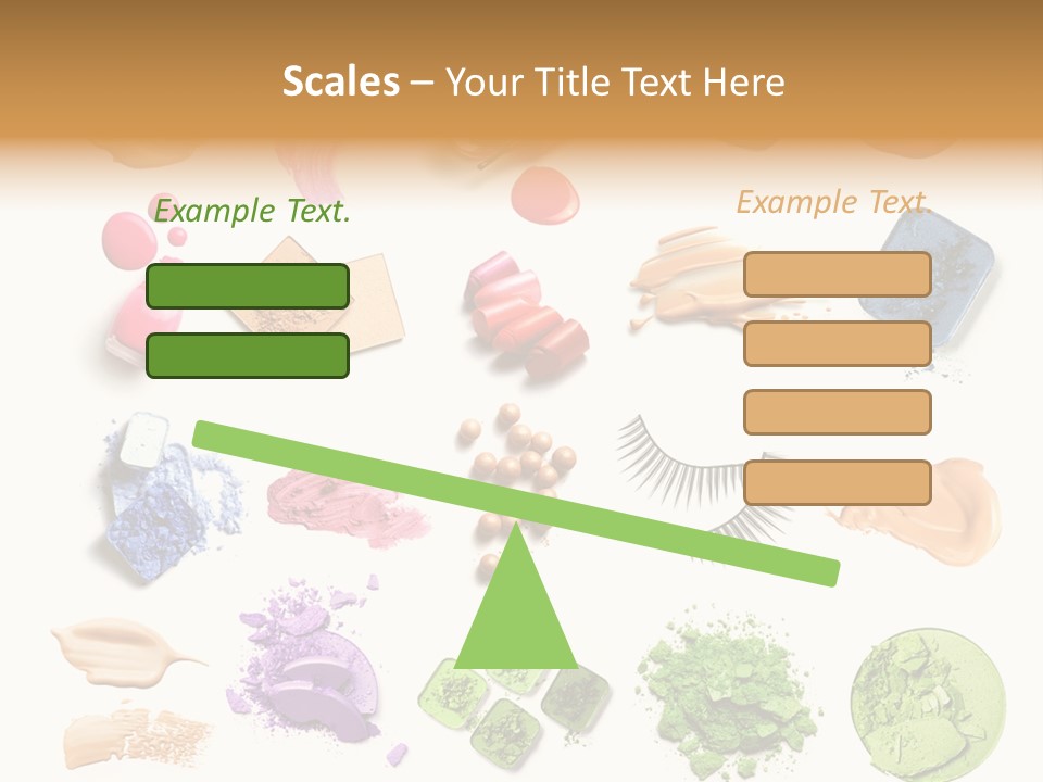 Make Up Products PowerPoint Template