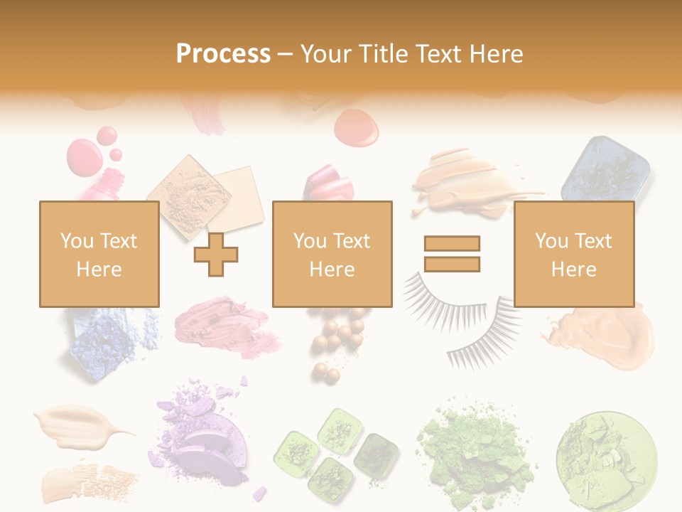 Make Up Products PowerPoint Template
