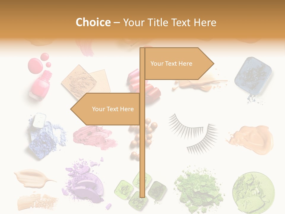Make Up Products PowerPoint Template
