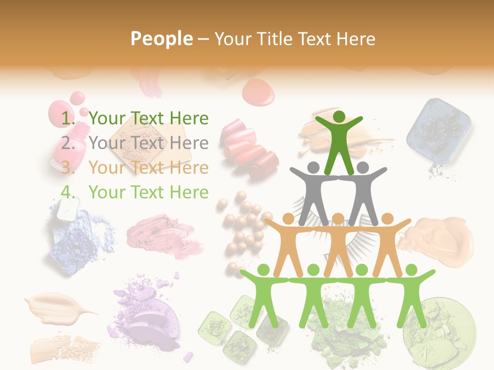 Make Up Products PowerPoint Template
