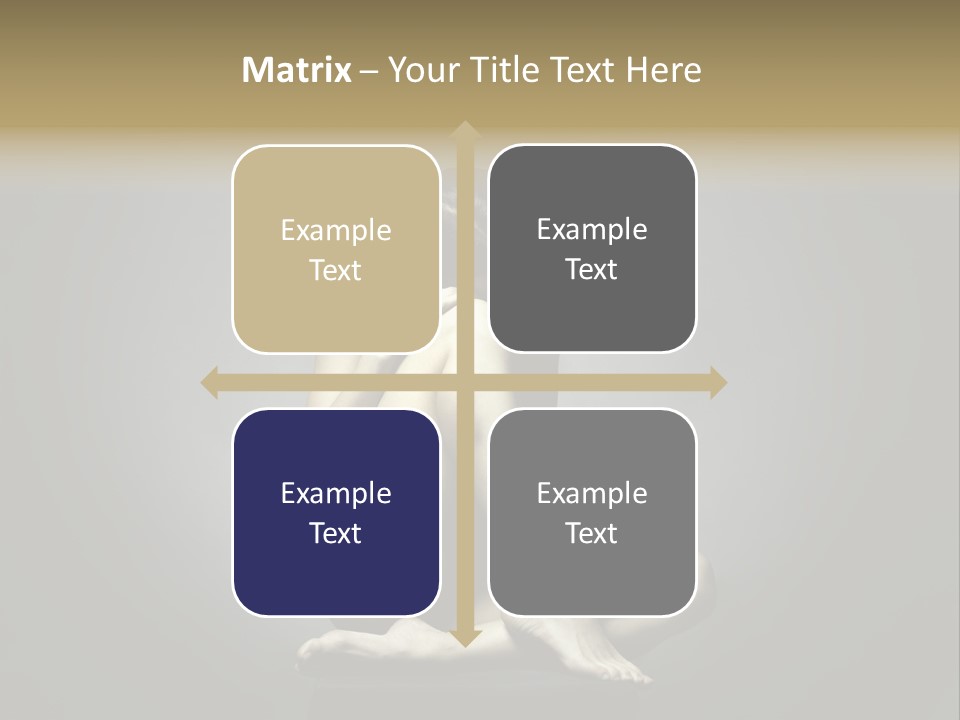 Sitting Lady PowerPoint Template