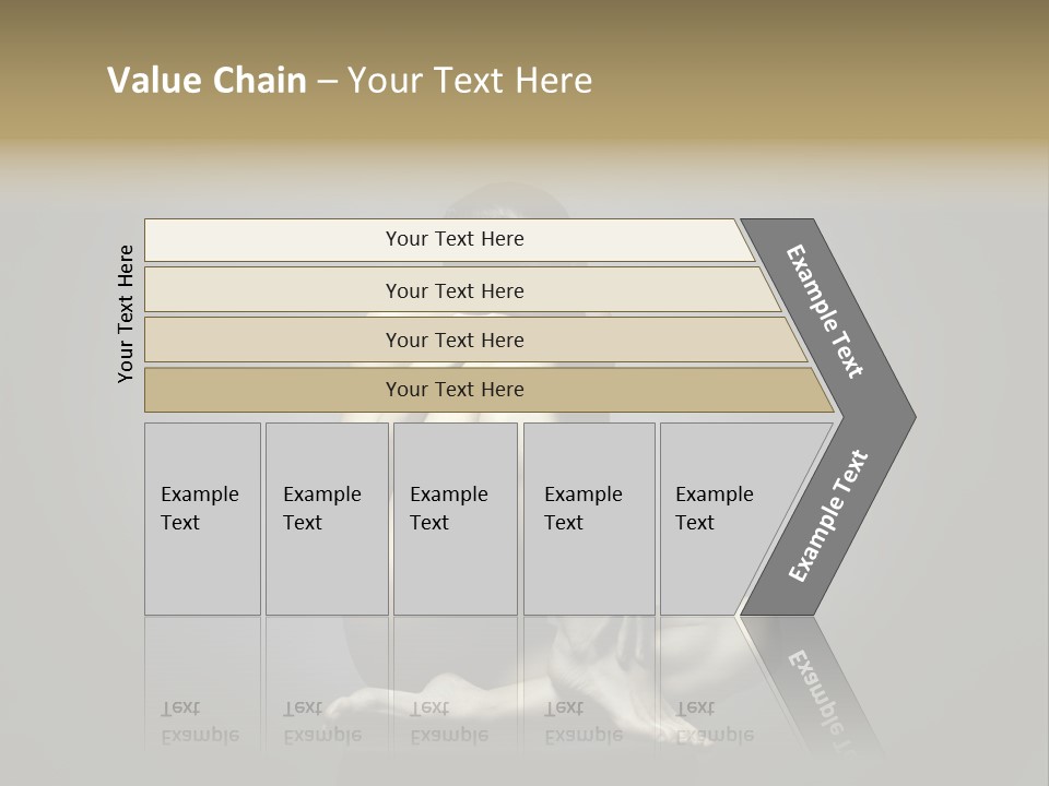 Sitting Lady PowerPoint Template