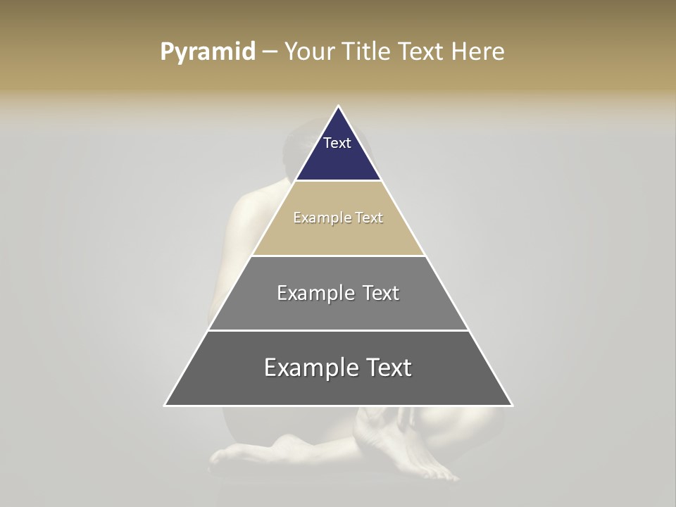 Sitting Lady PowerPoint Template