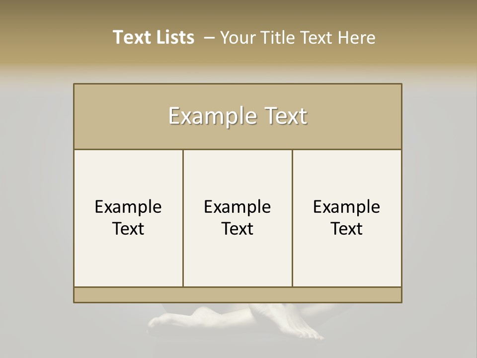 Sitting Lady PowerPoint Template