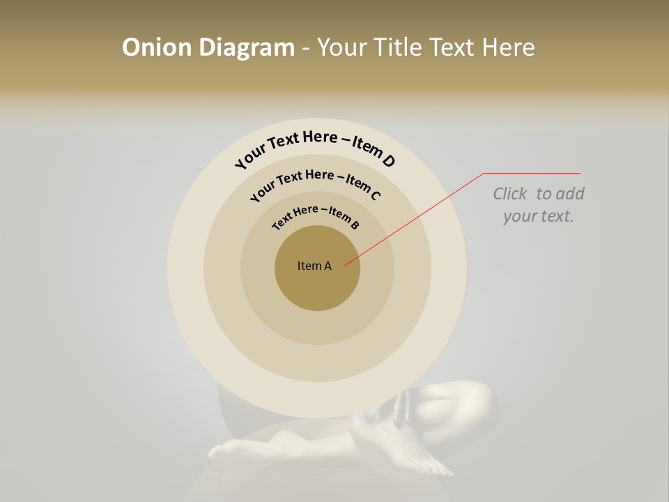 Sitting Lady PowerPoint Template