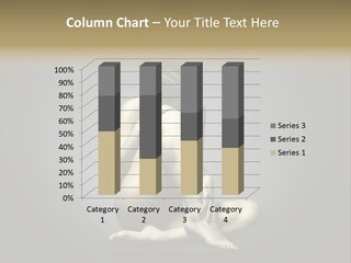 Sitting Lady PowerPoint Template