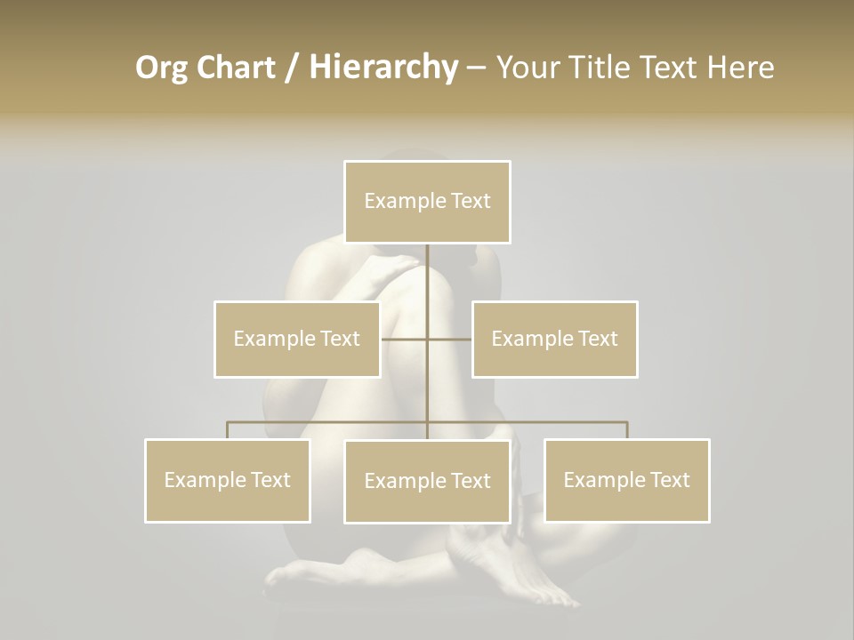 Sitting Lady PowerPoint Template
