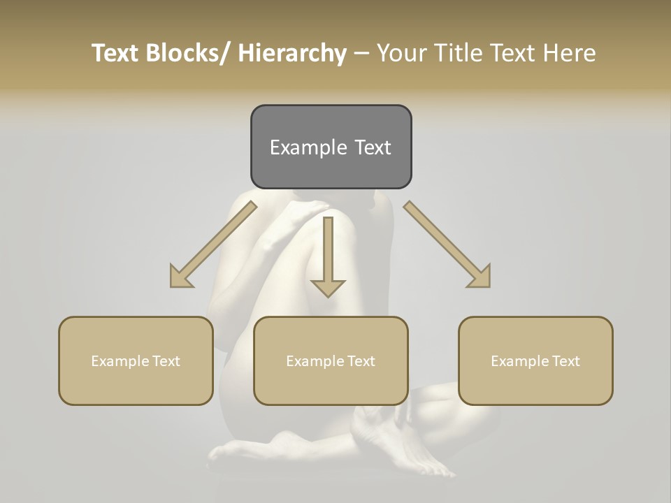 Sitting Lady PowerPoint Template