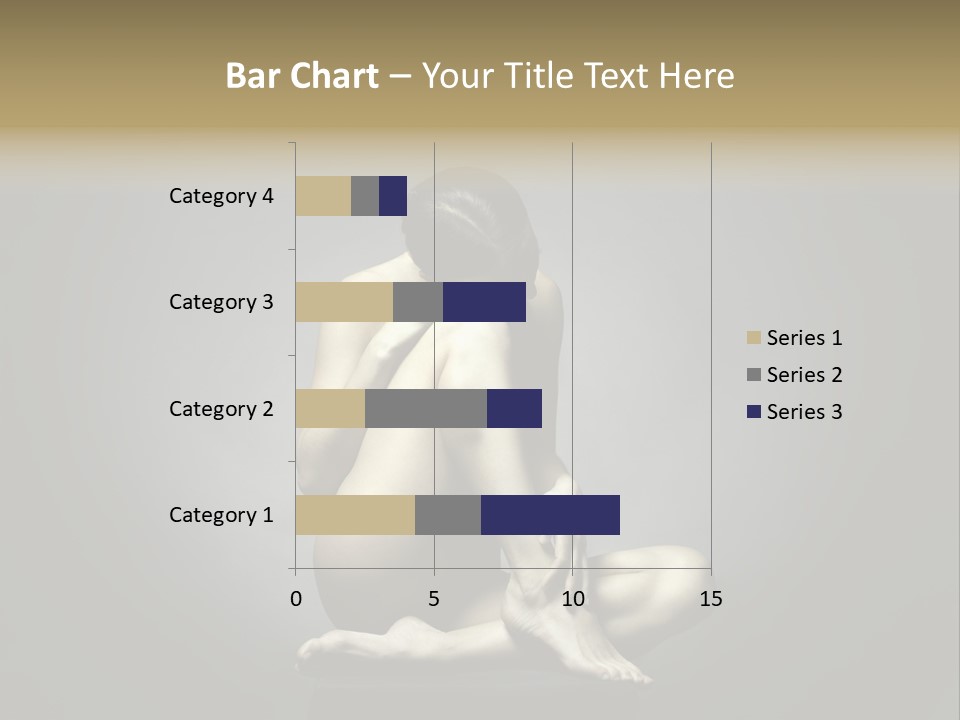 Sitting Lady PowerPoint Template