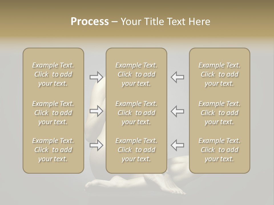 Sitting Lady PowerPoint Template
