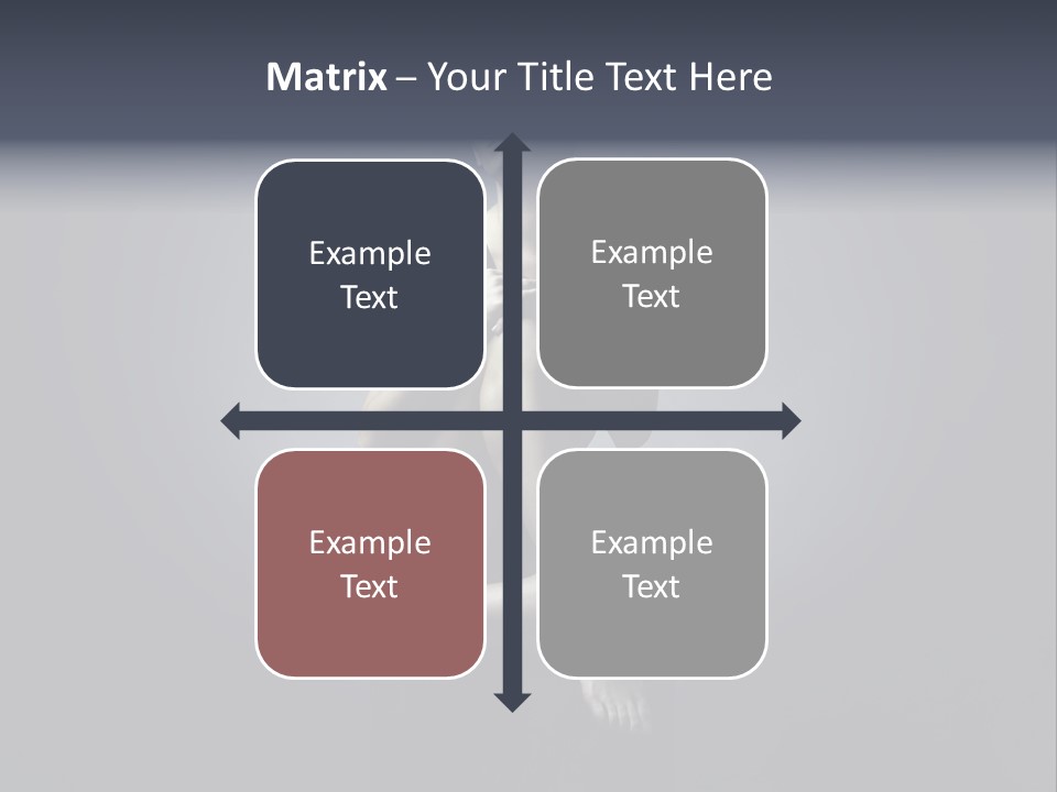 Sitting Lady PowerPoint Template