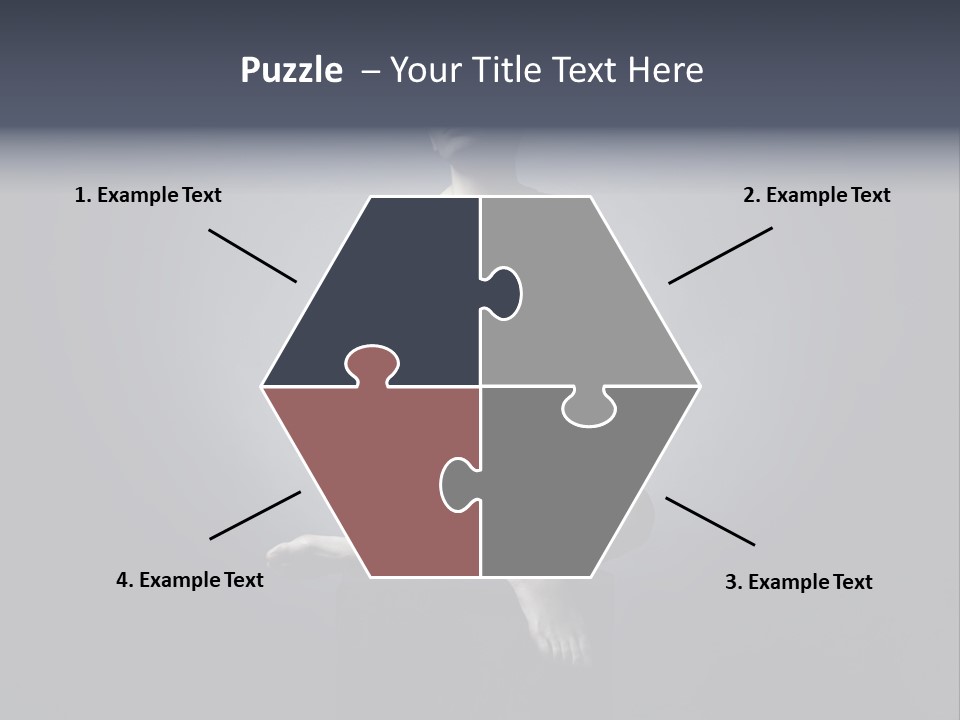 Sitting Lady PowerPoint Template